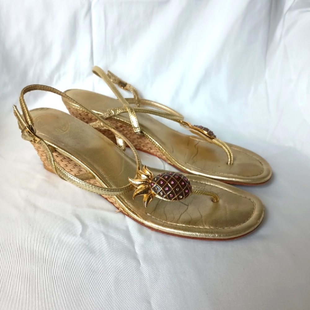 Lilly Pulitzer Palm Beach Golf Sandals. Size 8M